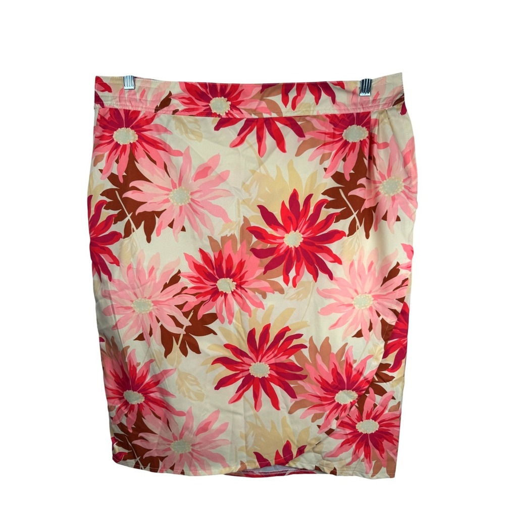 Rip Skirt XXL Floral Print Multicolor‎ Wrap Skirt Women's Hawaiian Beach Summer